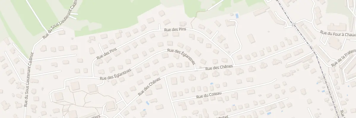 Plan du 1 Rue des Eglantines à Essert