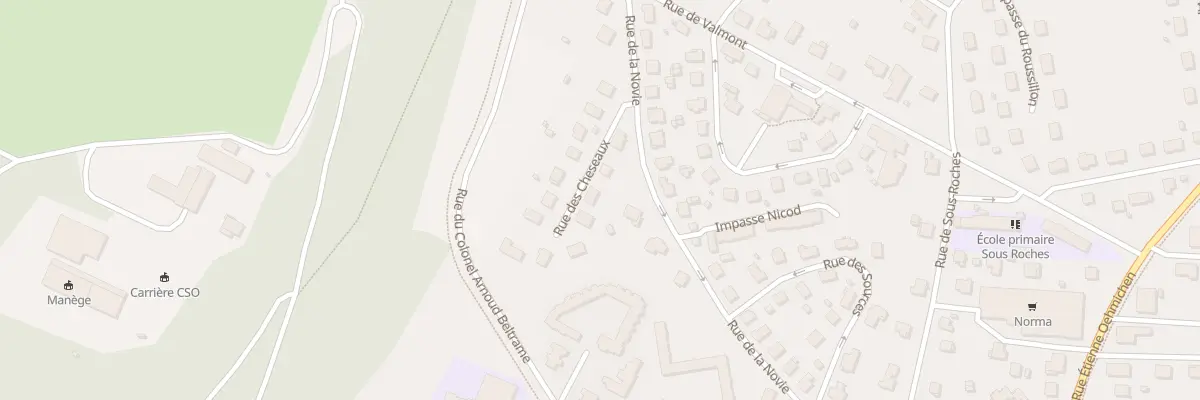 Plan du 5 Rue des Cheseaux à Valentigney