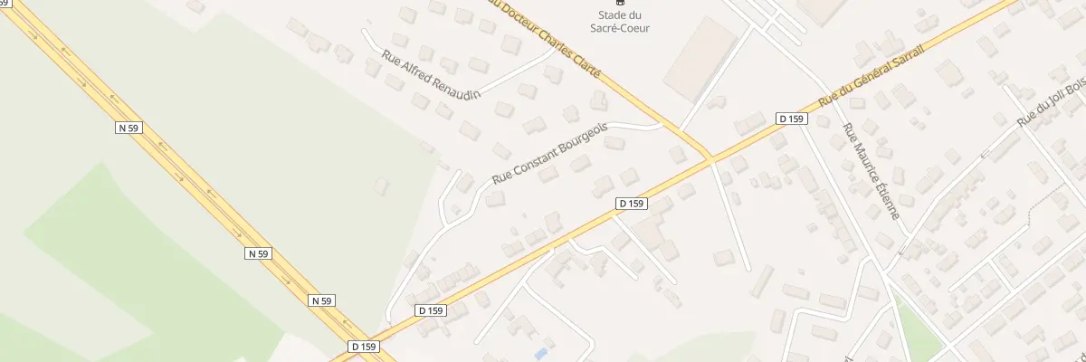 Plan du 5 Rue Constant Bourgeois à Raon-l’Étape
