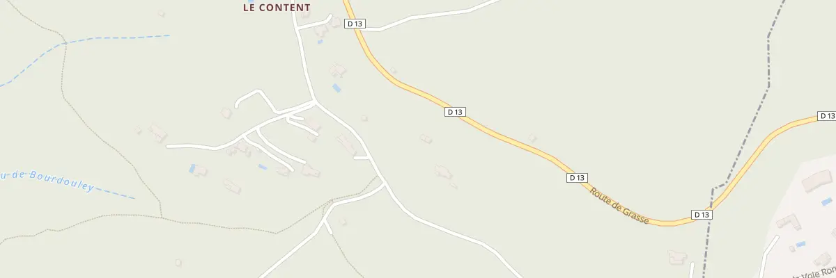 Plan du 3838 Cd 13 Route de Grasse à Saint-Cézaire-sur-Siagne