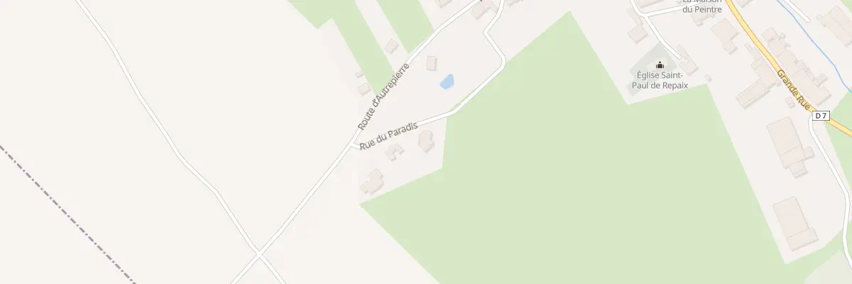 Plan du 5001F Rue du Paradis à Repaix