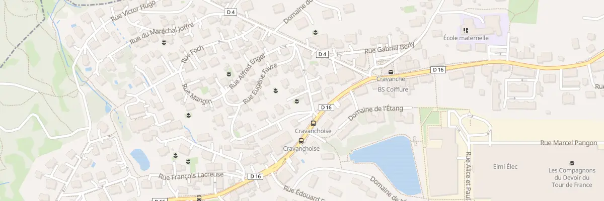 Plan du 4 Rue de la petite Brasserie à Cravanche