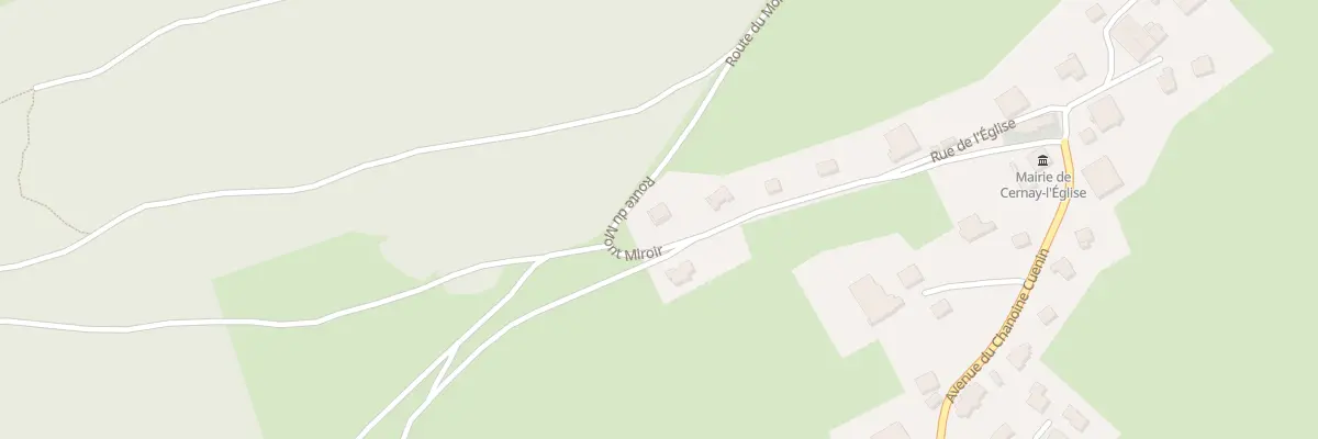Plan du 6 Rue du Mont Miroir à Cernay-l’Église