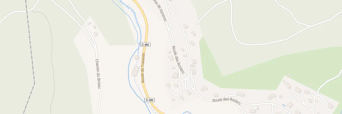 Plan du 2 Rte des Rosiers à Cornimont