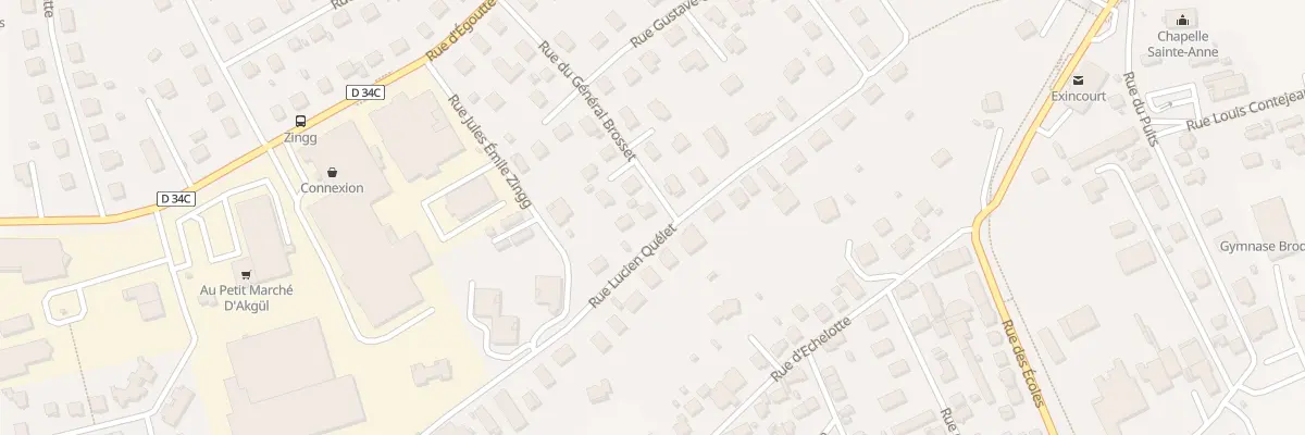Plan du 14 Rue du Général Brosset à Exincourt