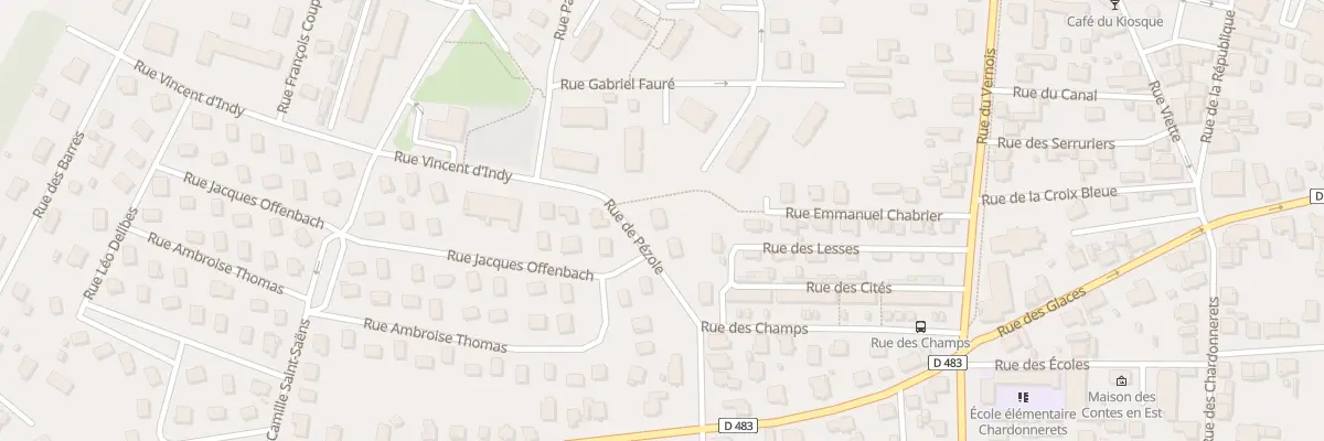 Plan du 11 Rue de Pezole à Valentigney