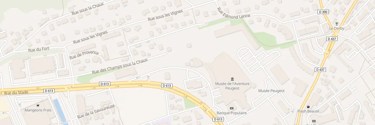 Plan du 5 Rue d’Epinal à Sochaux