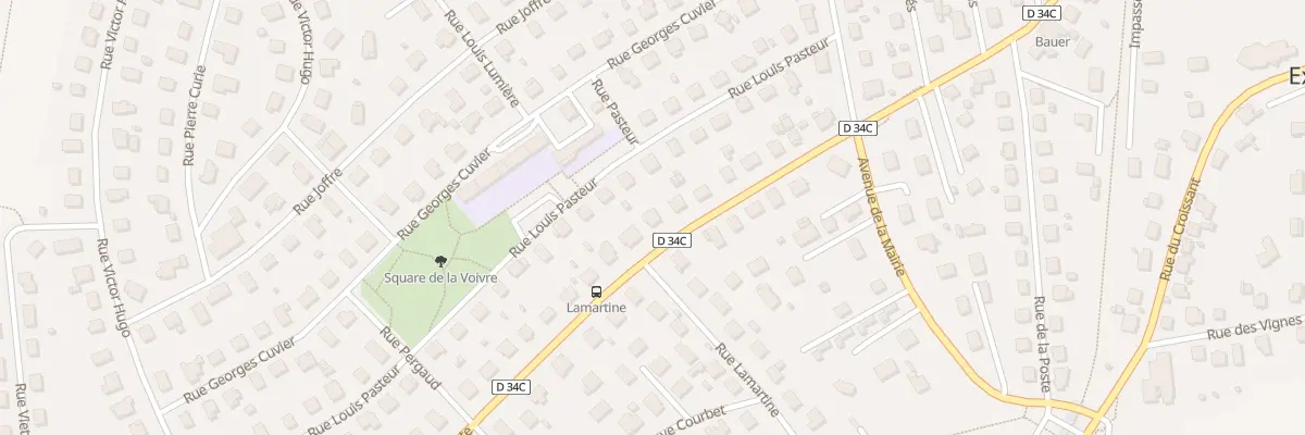 Plan du 26 Rue d’Egoutte à Exincourt