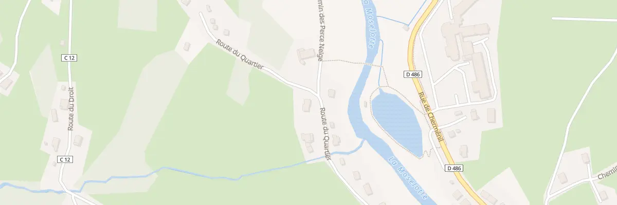 Plan du 39 Rte du Quartier à Cornimont
