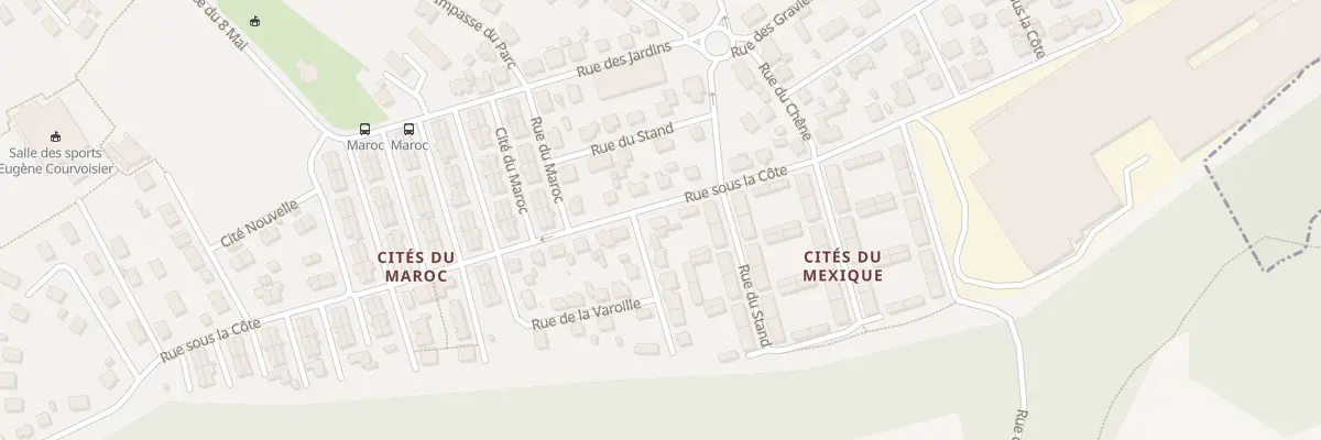 Plan du 78 Rue sous la Côte à Mandeure