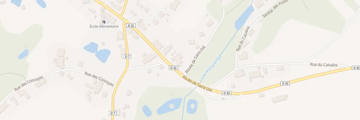 Plan du 17 Rte de St Die à La Salle