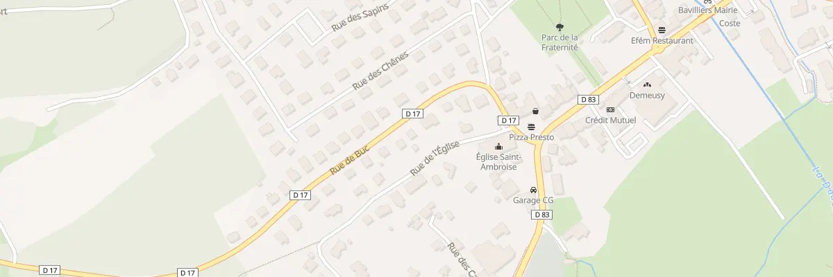 Plan du 3 Rue de Buc à Bavilliers
