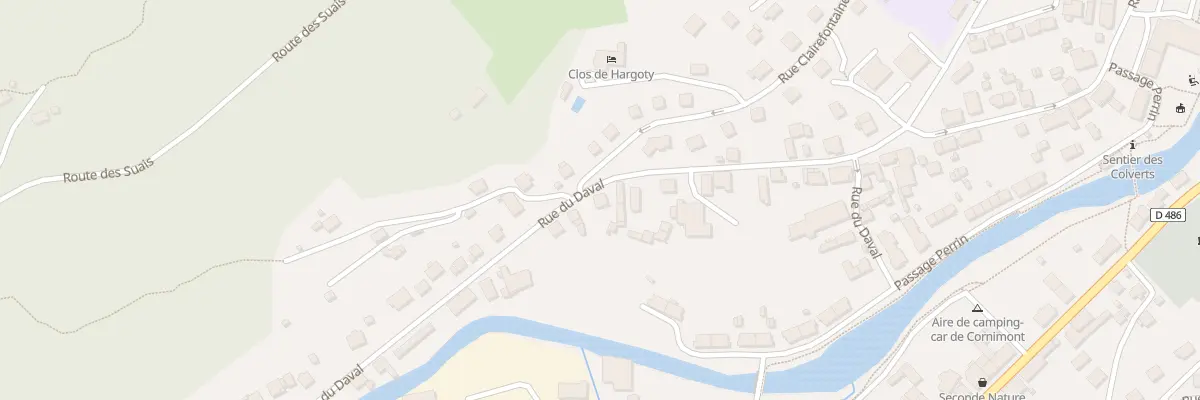 Plan du 55 Rue du Daval à Cornimont