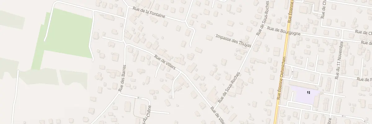 Plan du 38 Rue de Villers à Valentigney