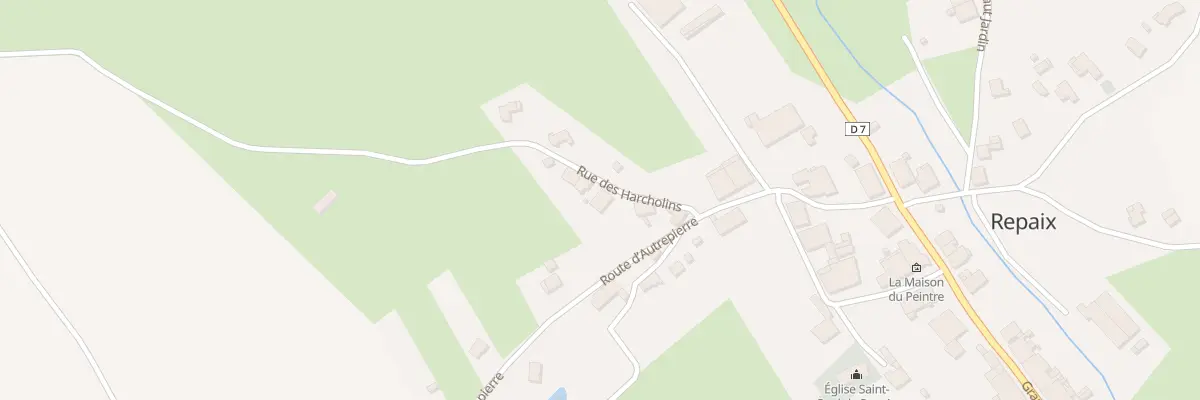Plan du 2 Rue Rue des Harcholins à Repaix