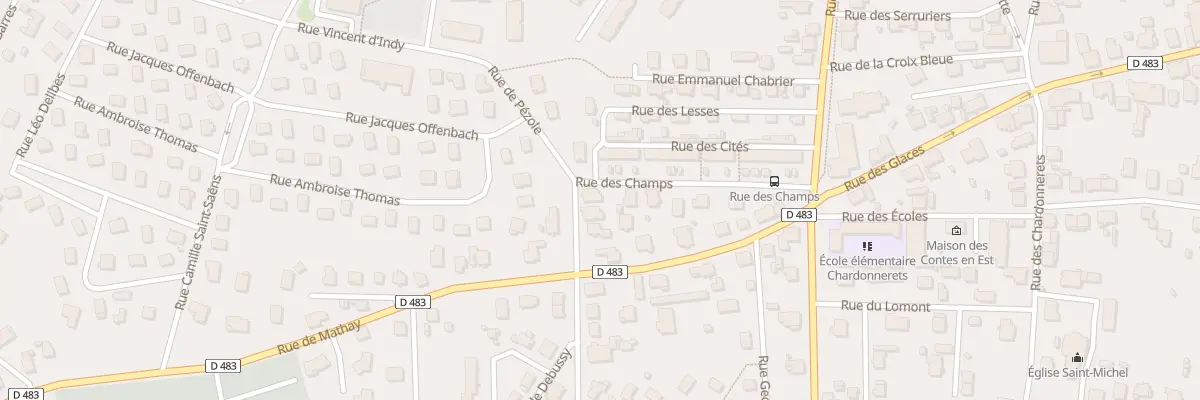 Plan du 1 Rue de Pezole à Valentigney