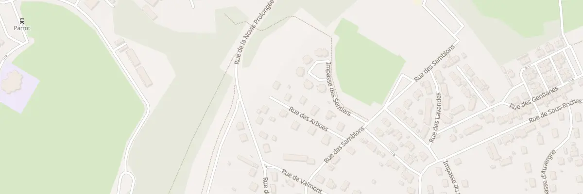 Plan du 10 Rue des Arbues à Valentigney