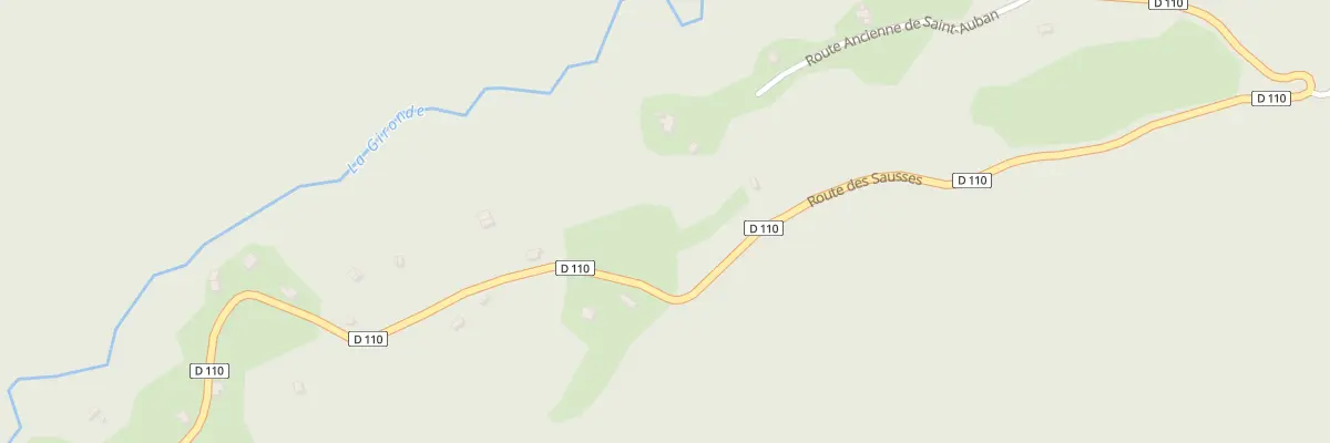 Plan du 4000 Rte des Sausses au Mas