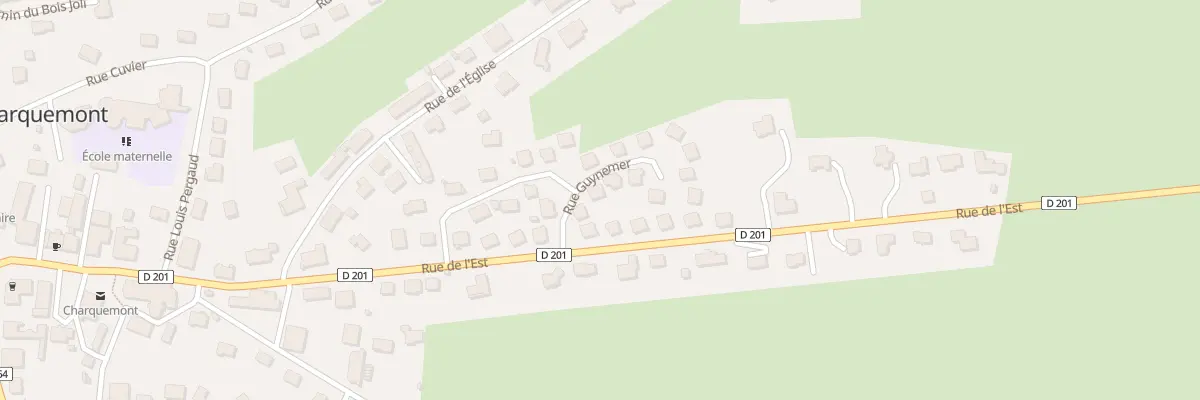 Plan du 4 Rue Guynemer à Charquemont