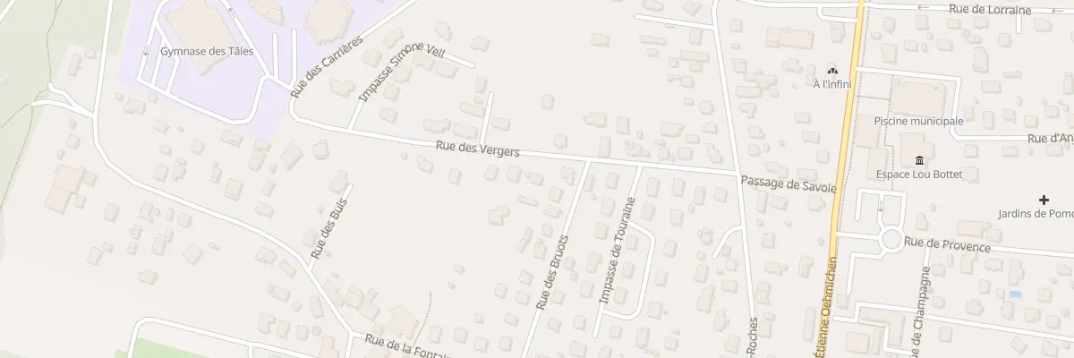 Plan du 17 Rue des Vergers à Valentigney