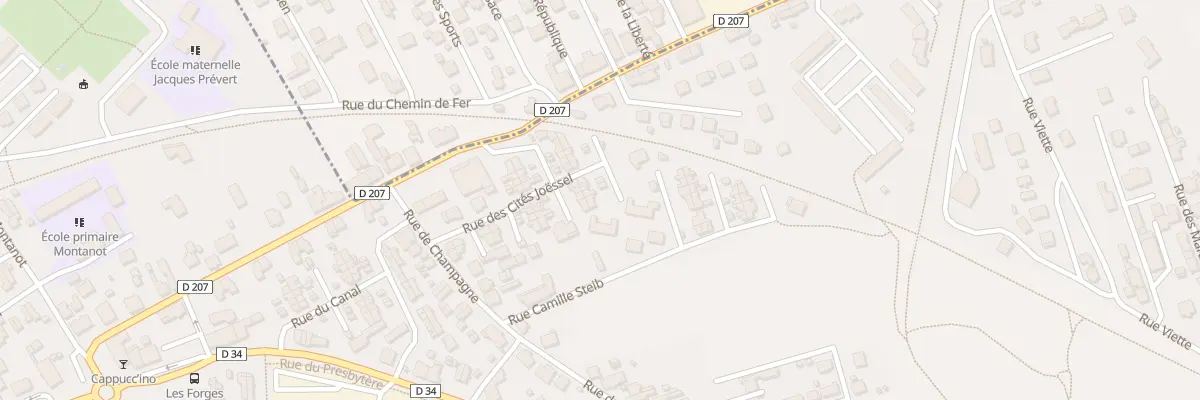 Plan du 380 Cité Joëssel à Audincourt