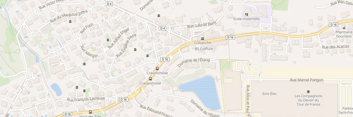 Plan du 30 Rue Domaine de l’Etang à Cravanche