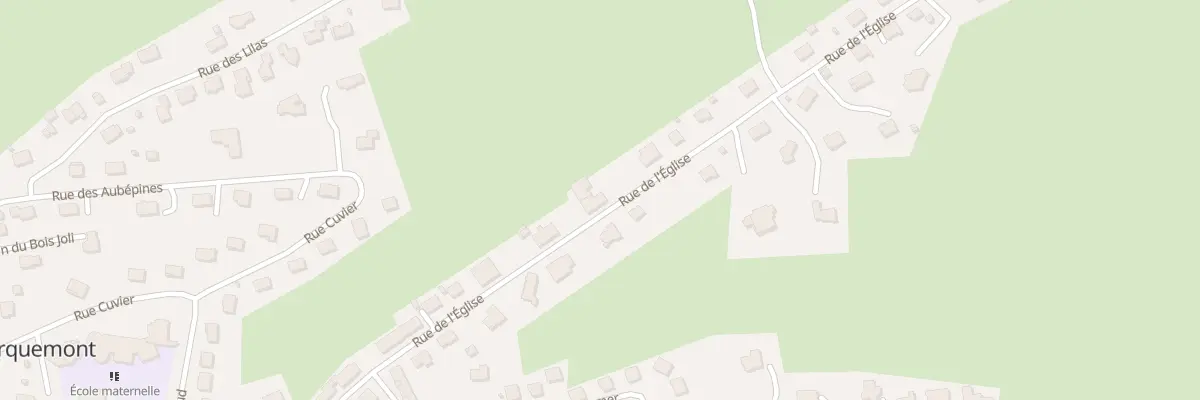 Plan du 23 Rue de l’Eglise à Charquemont