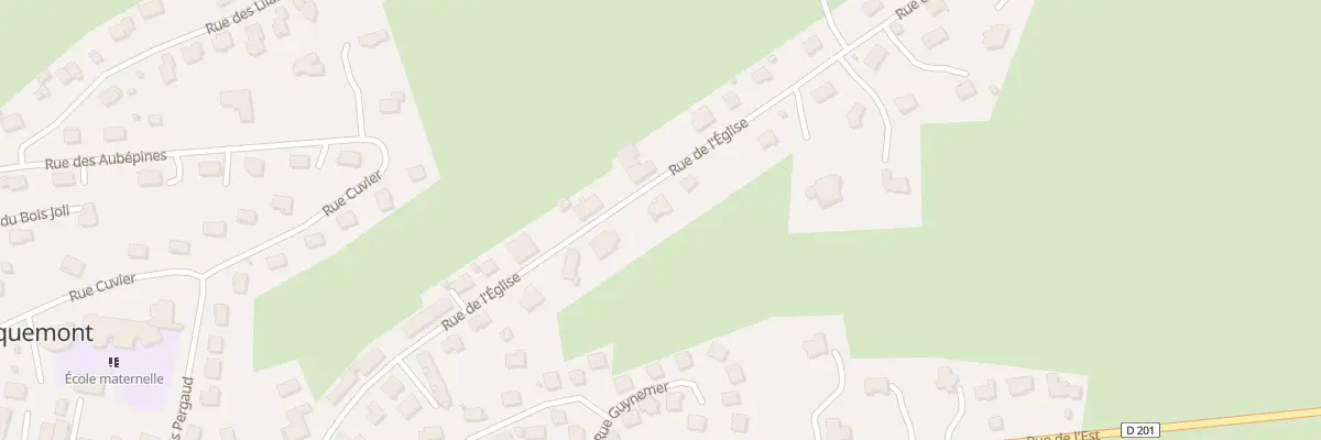 Plan du 18B Rue de l’Eglise à Charquemont