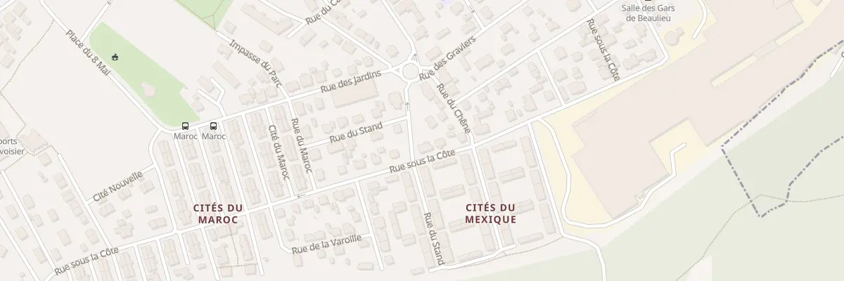 Plan du 31 Rue sous la Côte à Mandeure