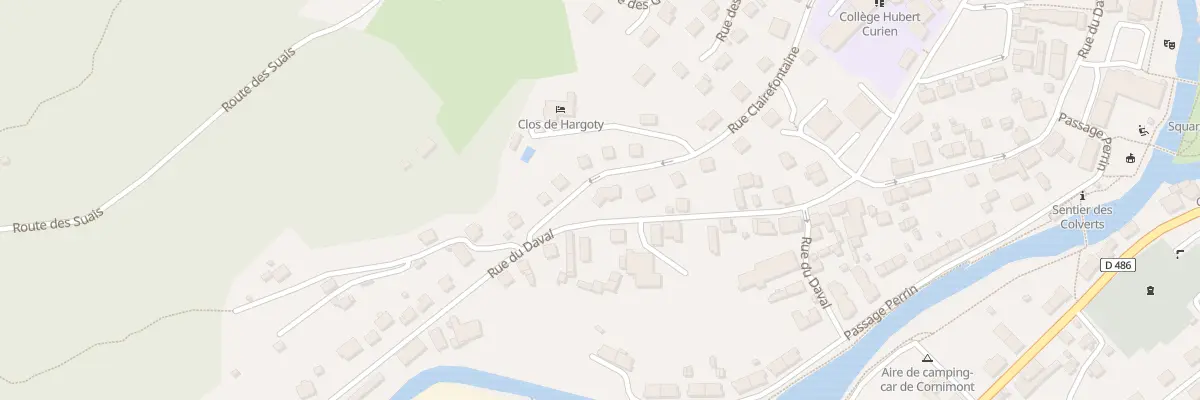 Plan du 50 Rue du Daval à Cornimont