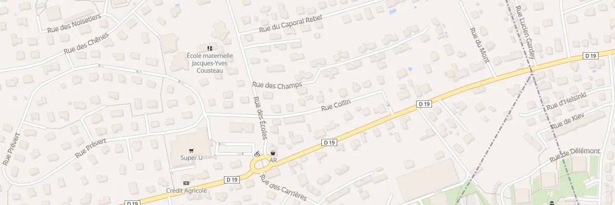 Plan du 5 Rue Collin à Essert