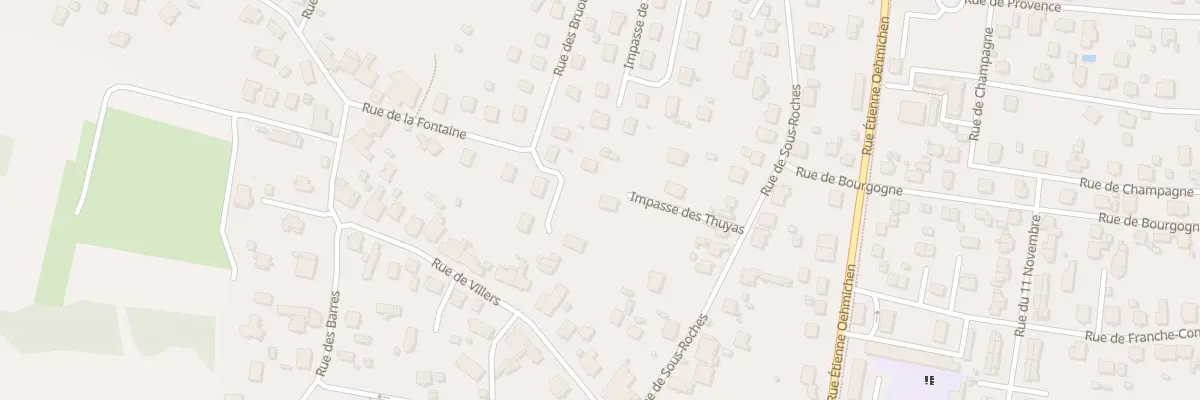 Plan du 15B Rue de Sous-Roches à Valentigney