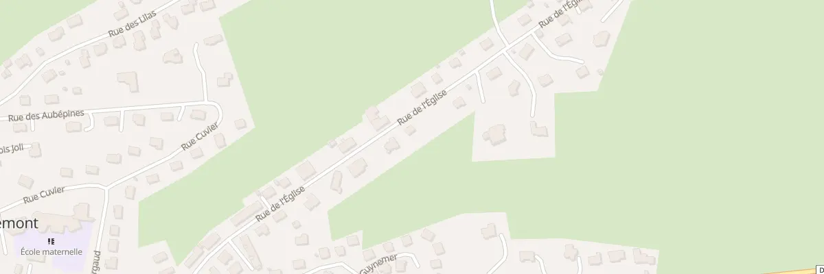 Plan du 20 Rue de l’Eglise à Charquemont