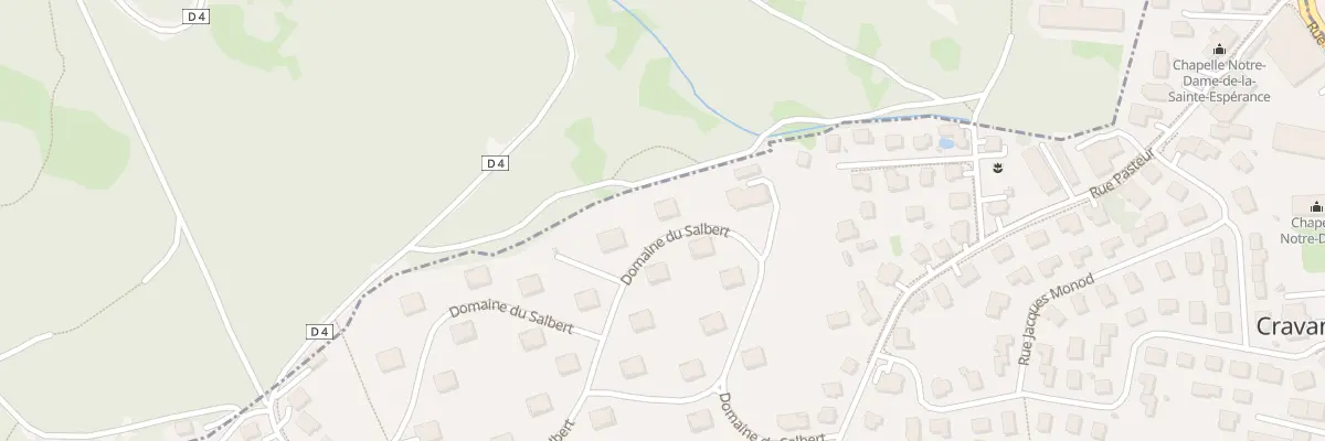 Plan du 17 Rue Domaine du Salbert à Cravanche