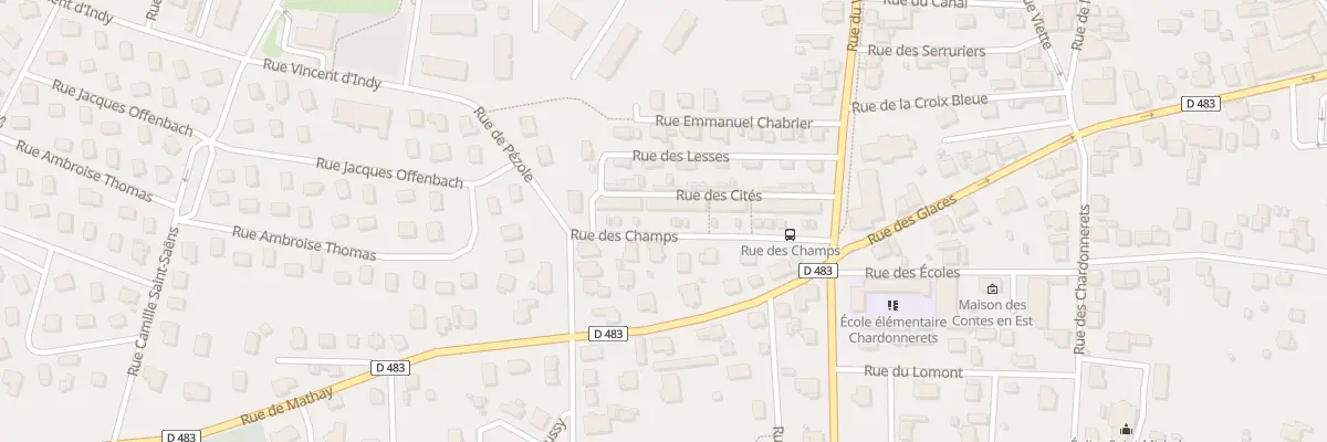 Plan du 51 Rue des Cités à Valentigney