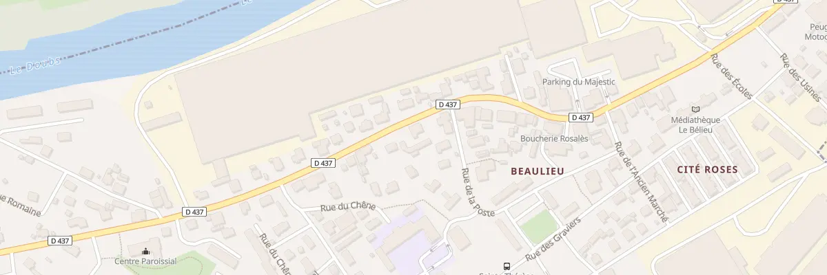 Plan du 64 Rue du 17 Novembre à Mandeure