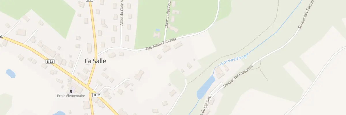 Plan du 16 Rue Alban Fournier à La Salle