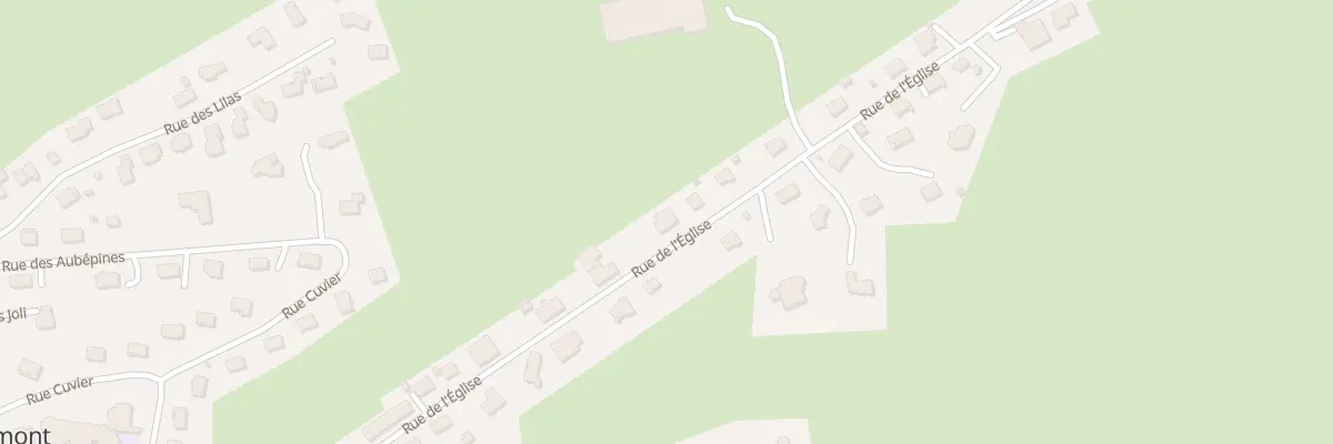 Plan du 27 Rue de l’Eglise à Charquemont