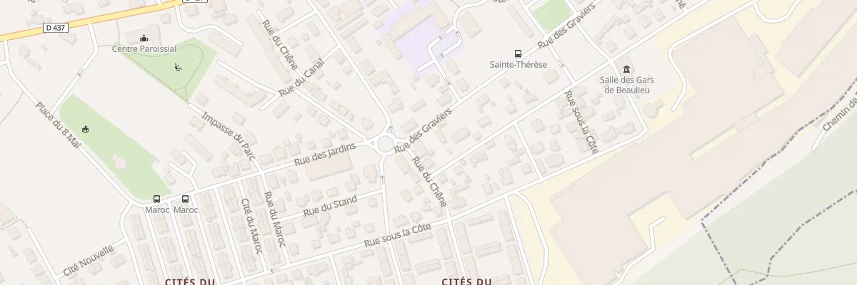 Plan du 19 Rue du Chêne à Mandeure