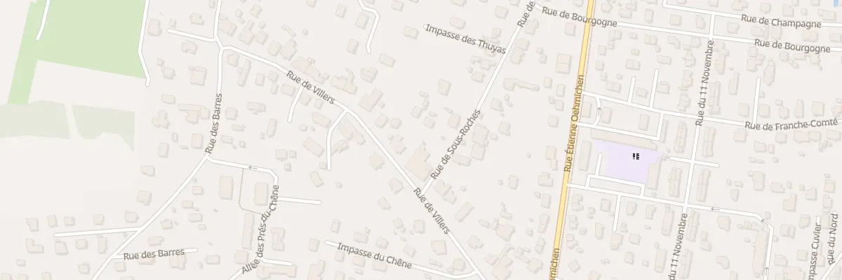 Plan du 28 Rue de Villers à Valentigney