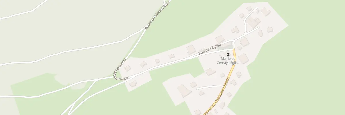 Plan du 2 Rue du Mont Miroir à Cernay-l’Église