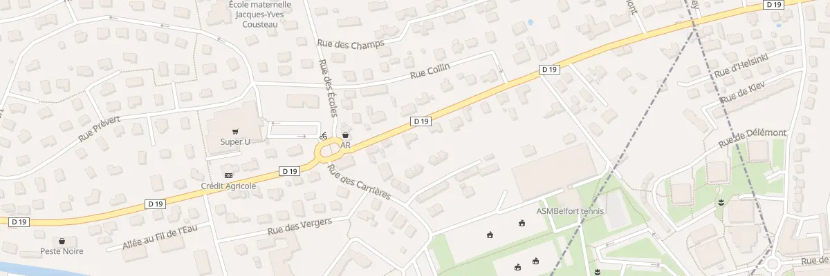 Plan du 91 Rue du Gal de Gaulle à Essert