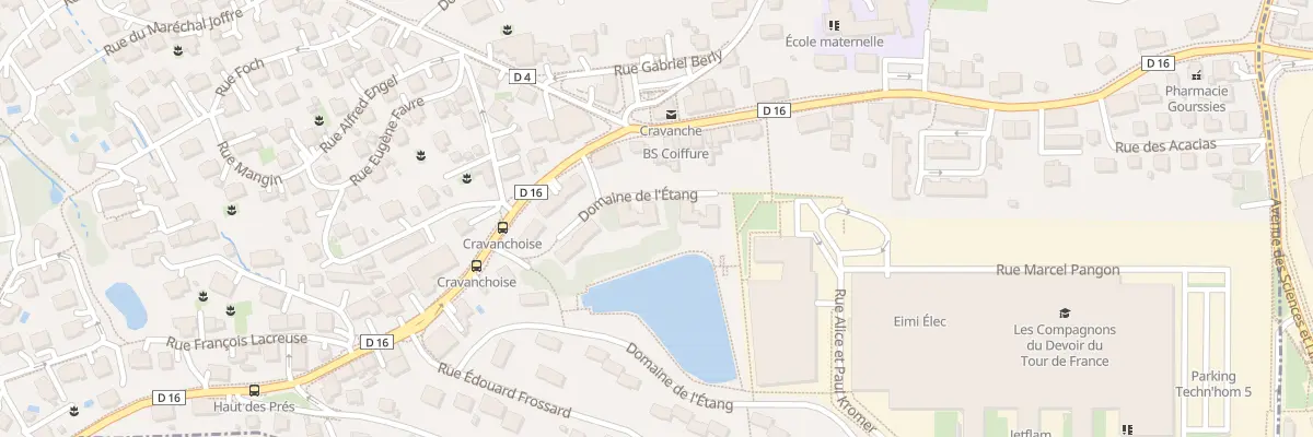 Plan du 27 Rue Domaine de l’Etang à Cravanche