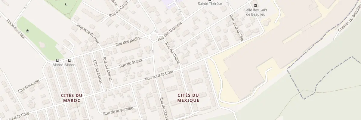 Plan du 25 Rue du Chêne à Mandeure