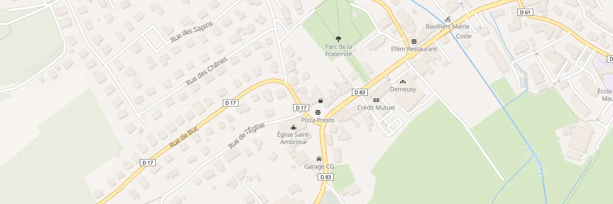 Plan du 62 Grande Rue F. Mitterrand à Bavilliers