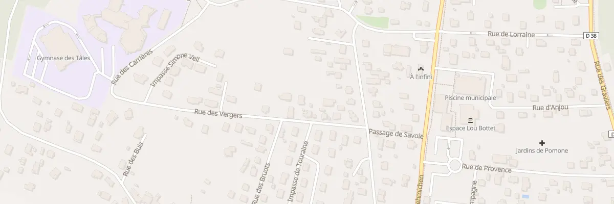 Plan du 49Q Rue de Sous-Roches à Valentigney