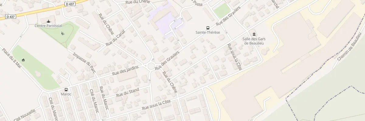 Plan du 30 Rue des Épenois à Mandeure