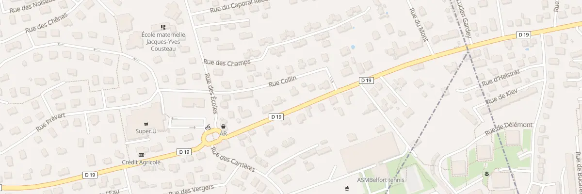 Plan du 96 Rue du Gal de Gaulle à Essert