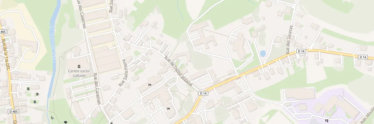 Plan du 15 Rue Bidaine à Giromagny