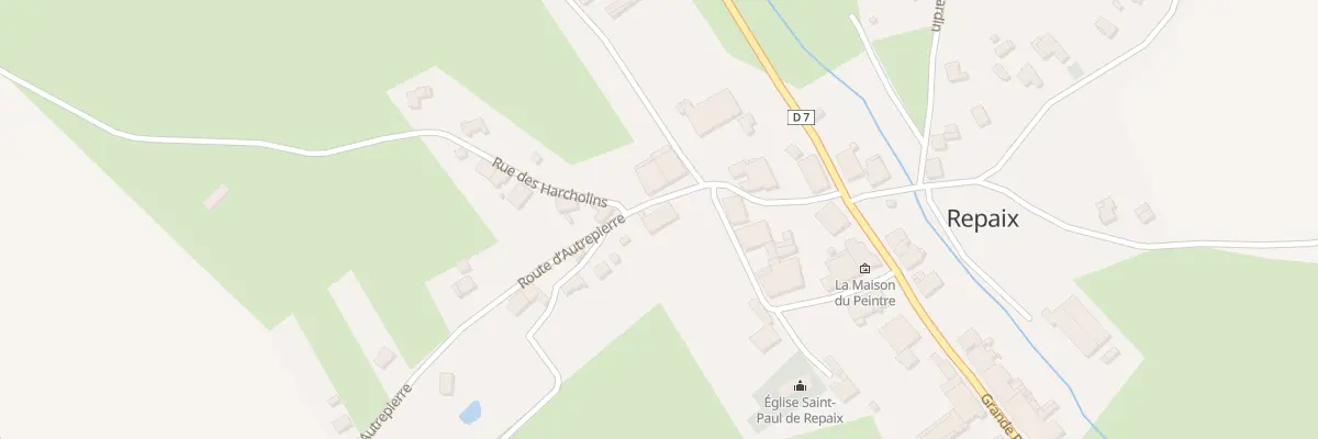 Plan du 6 Rte d’Autrepierre à Repaix